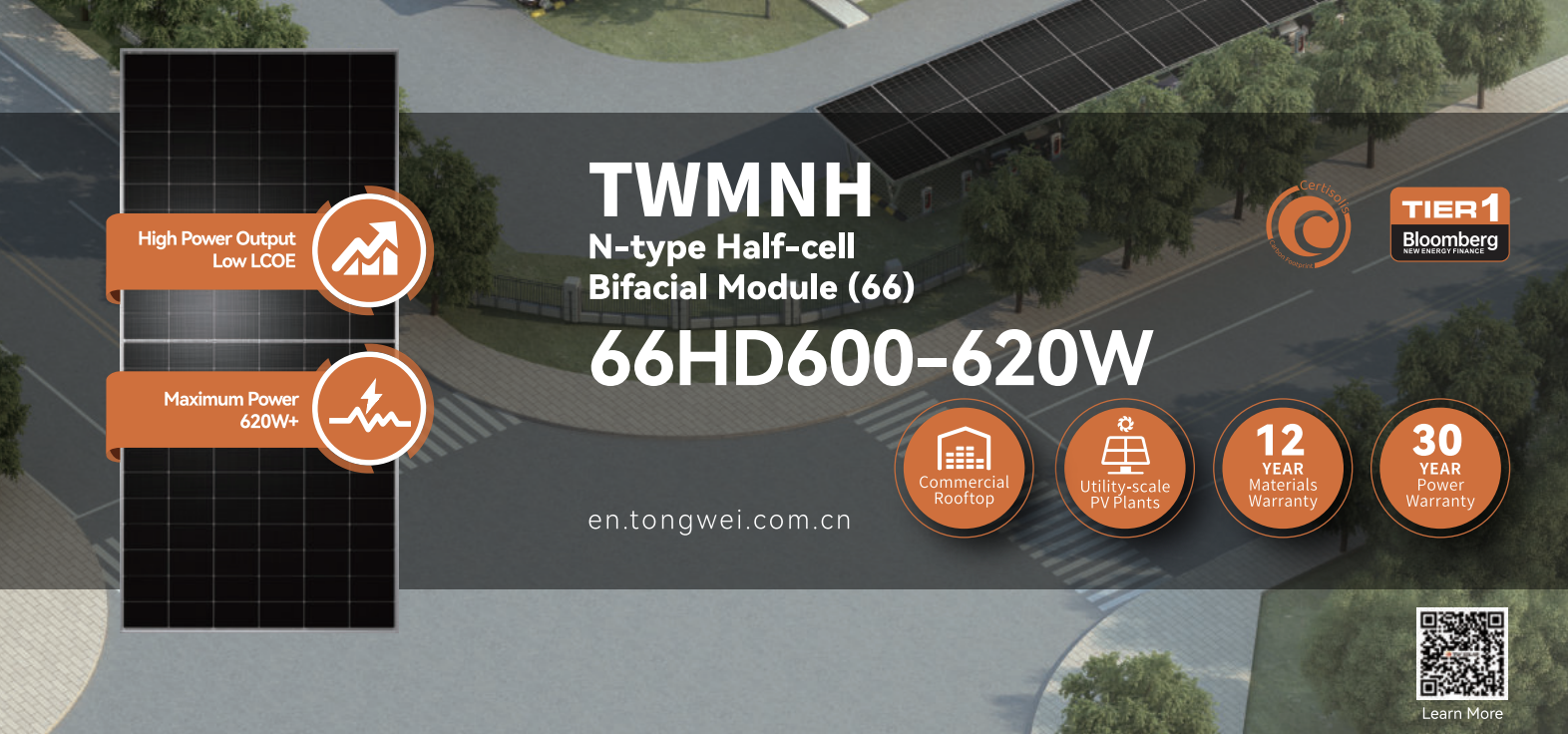 TW 620W Bifacial
